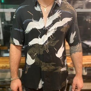 ALLSAINTS MENS CASUAL BUTTON UP